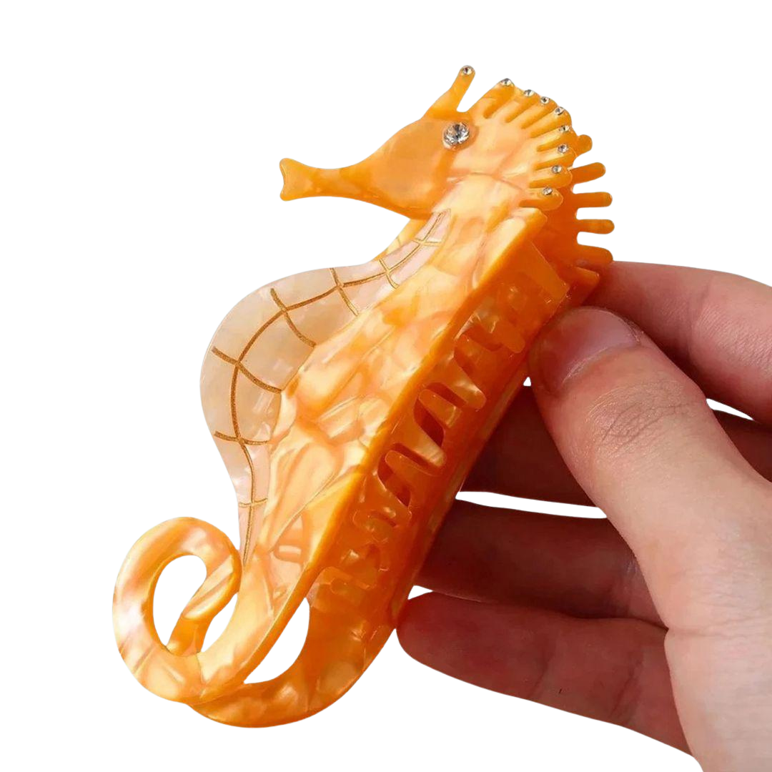 1 piece seahorse hair claw clip