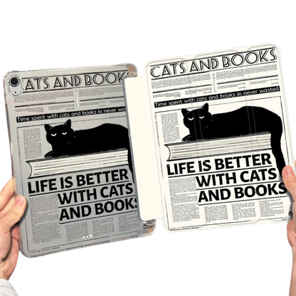 Black Cat Ipad Case
