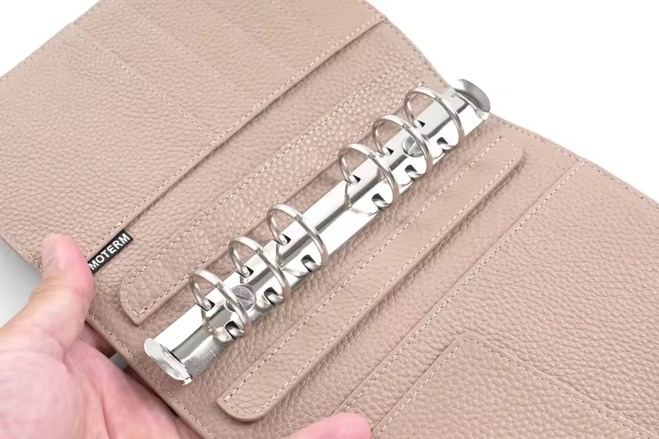 Moterm A6 25mm Pebbled Grain Elite Rings Planner