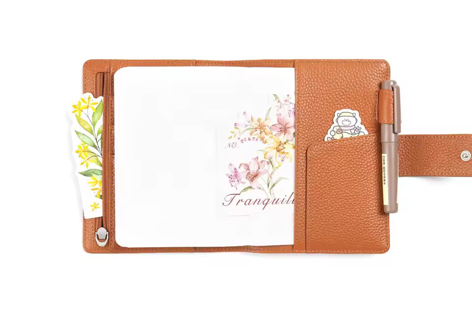 Moterm A6 Elite pebbled leather Planner Cover