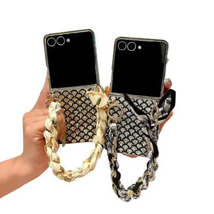 Fish Scale Texture Phone Case For Samsung Galaxy Z Flip