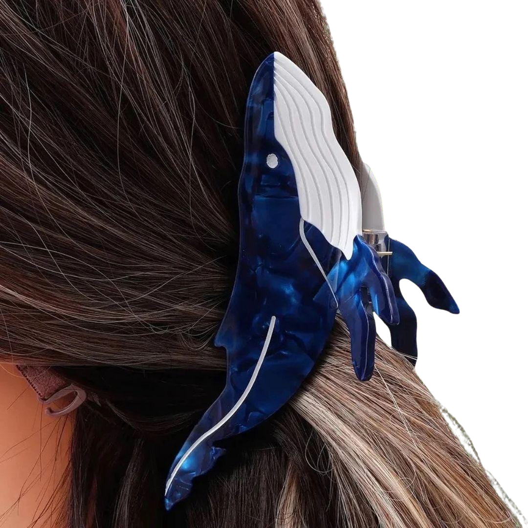 1 piece whale hair claw clip