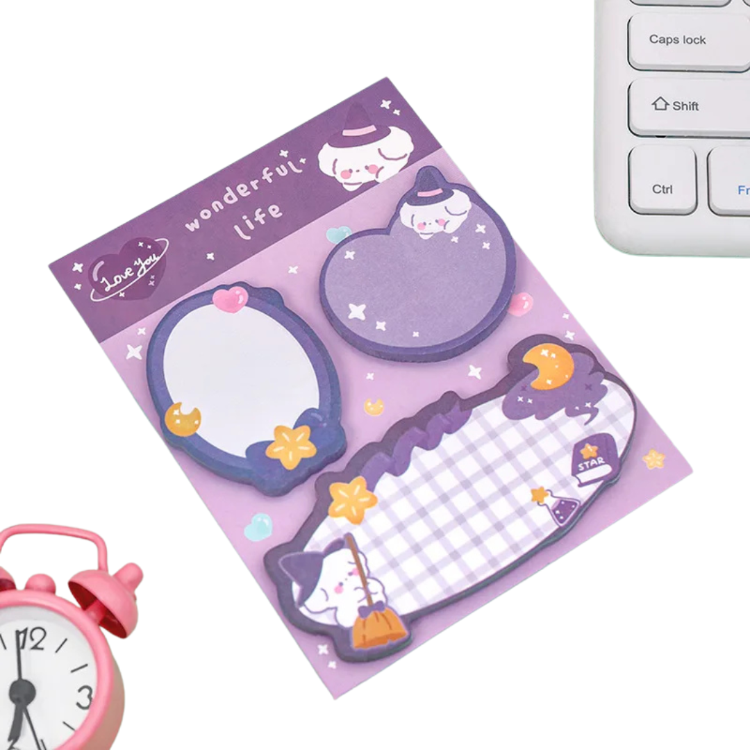 Kawaii Cartoon Sticky Notes Memo Pad
