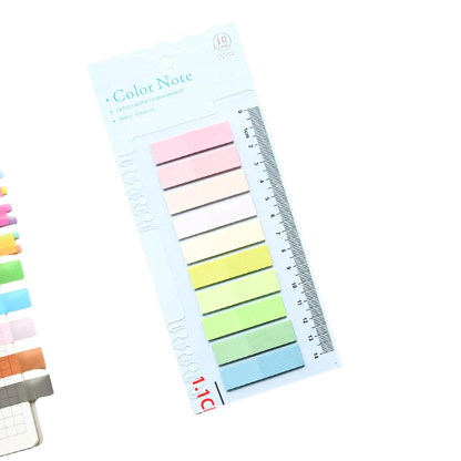 200 Sheets Transparent Colorful Index tabs