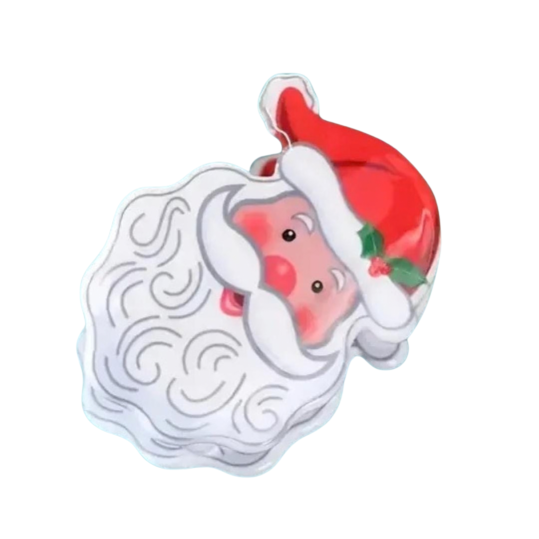 Santa hair claw clip