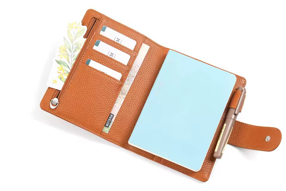 Moterm A6 Elite pebbled leather Planner Cover
