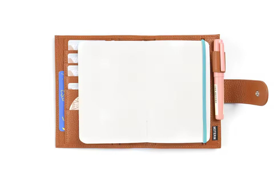 Moterm Pocket Moleskine pebbled leather journal cover