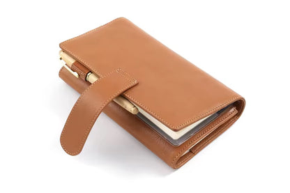 Moterm Weeks Trifold Vegetable Tanned Leather Planner Cover
