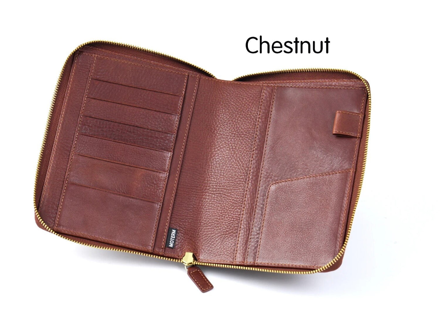 Moterm B6 full grain Vegetable zipper cover