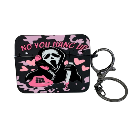Pink Ghostface Hard Earphone Case for AirPods and Airpod pros