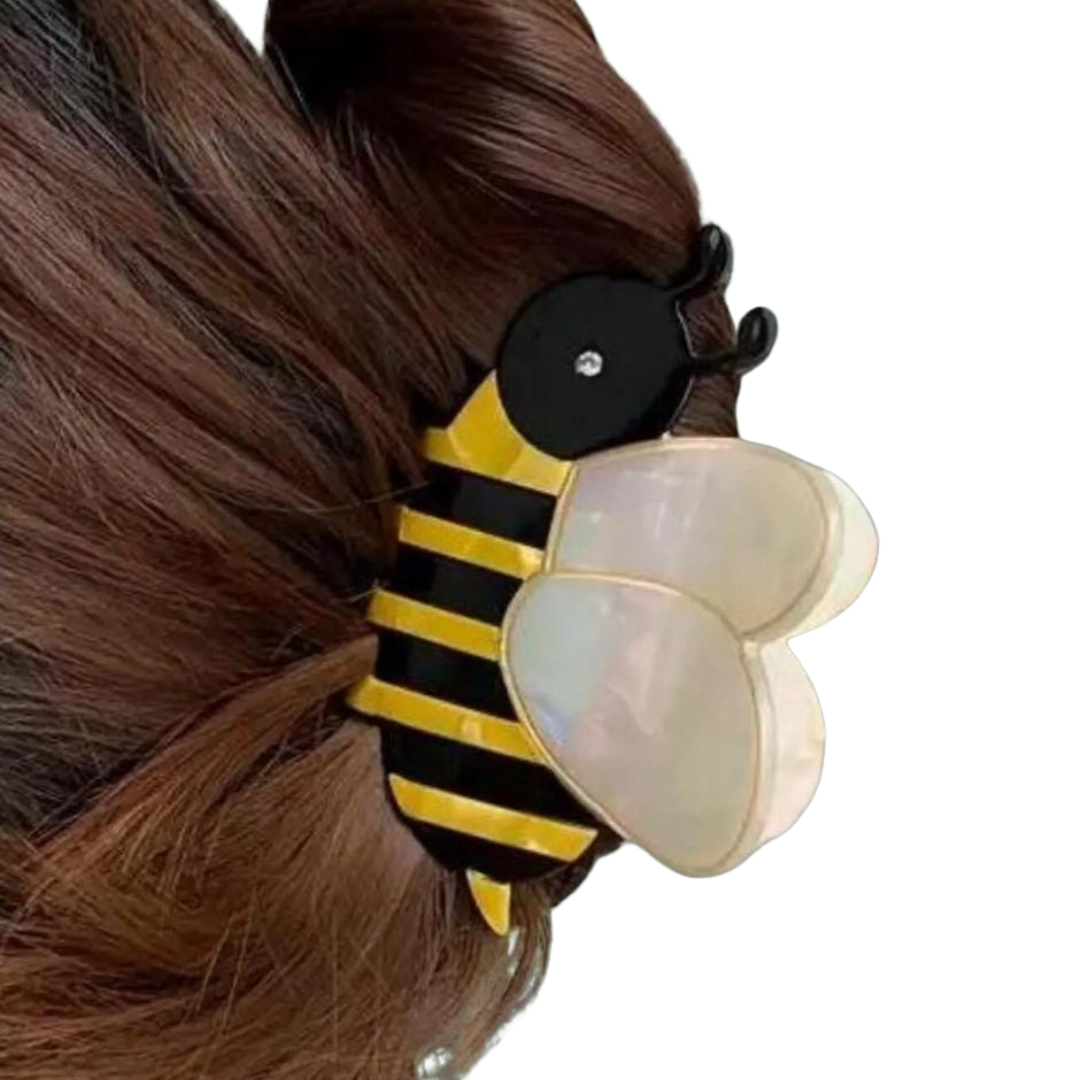 1 piece bee hair claw clip