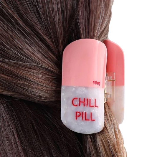 1 piece chill pill hair claw clip