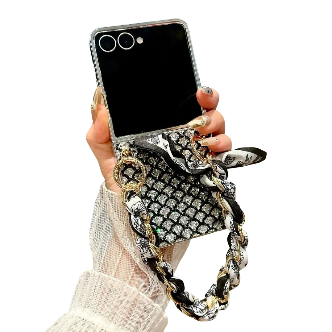 Fish Scale Texture Phone Case For Samsung Galaxy Z Flip