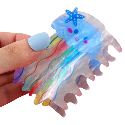 1 piece jelly fish hair claw clip