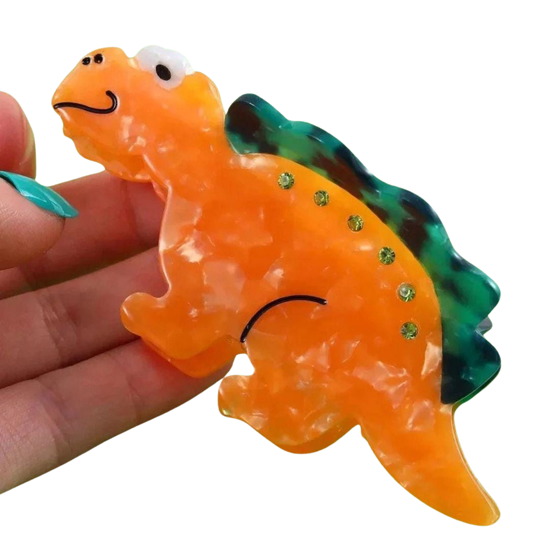 1 piece dinosaur hair claw clip