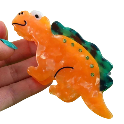 1 piece dinosaur hair claw clip