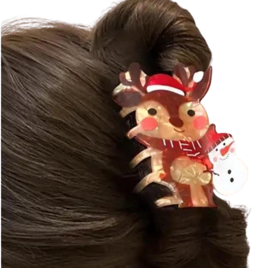 Reindeer hair claw clip