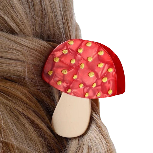 1 piece mushroom hair claw clip