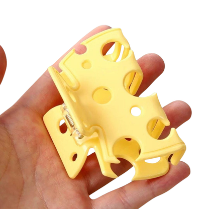1 piece cheese hair claw clip