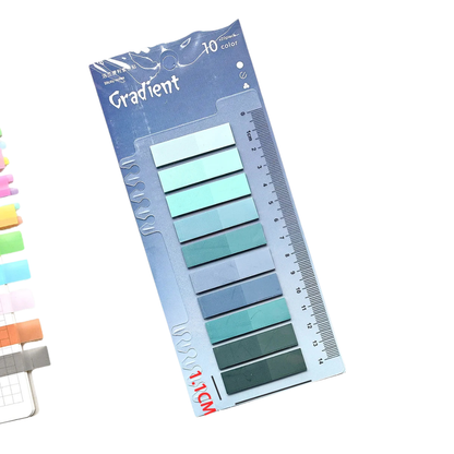 200 Sheets Transparent Colorful Index tabs