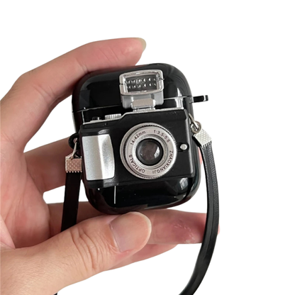 Camera airpod Case with Strap