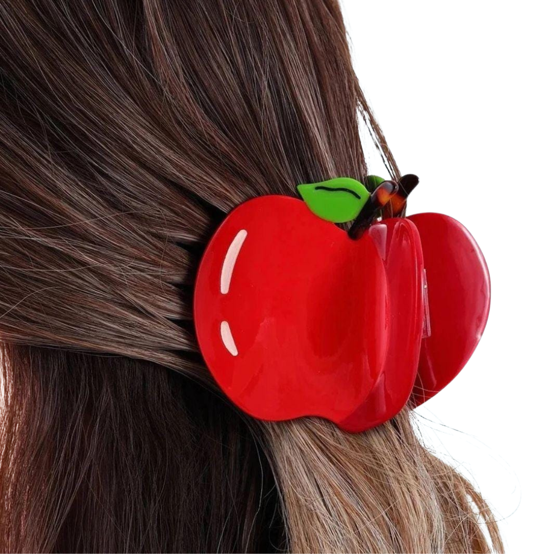 1 piece apple hair claw clip