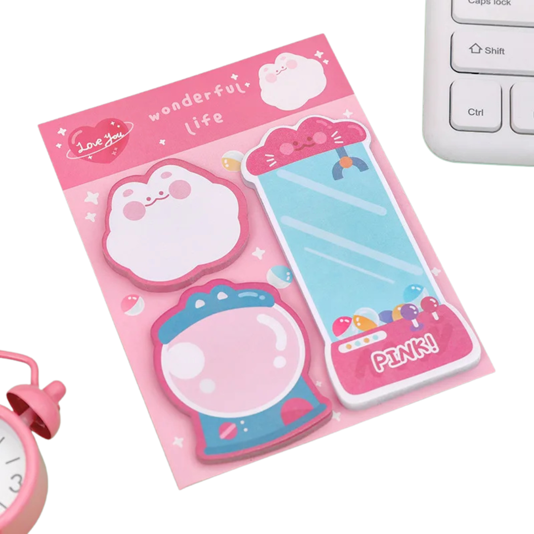Kawaii Cartoon Sticky Notes Memo Pad