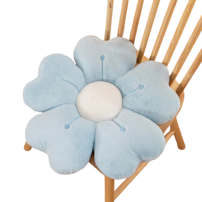 FlowerShaped Plush Throw Pillow