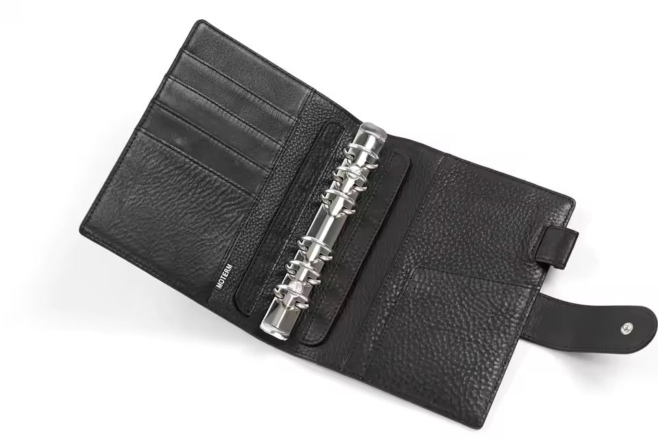 Moterm A6 Size Elite Vegetable Tanned leather Rings Planner