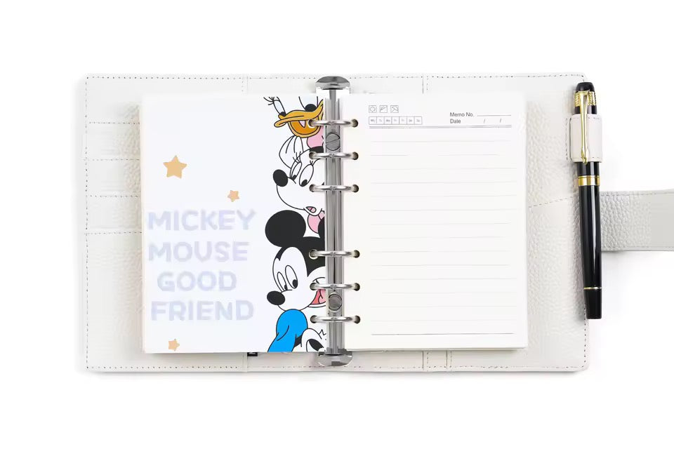 Moterm A6 25mm Pebbled Grain Elite Rings Planner