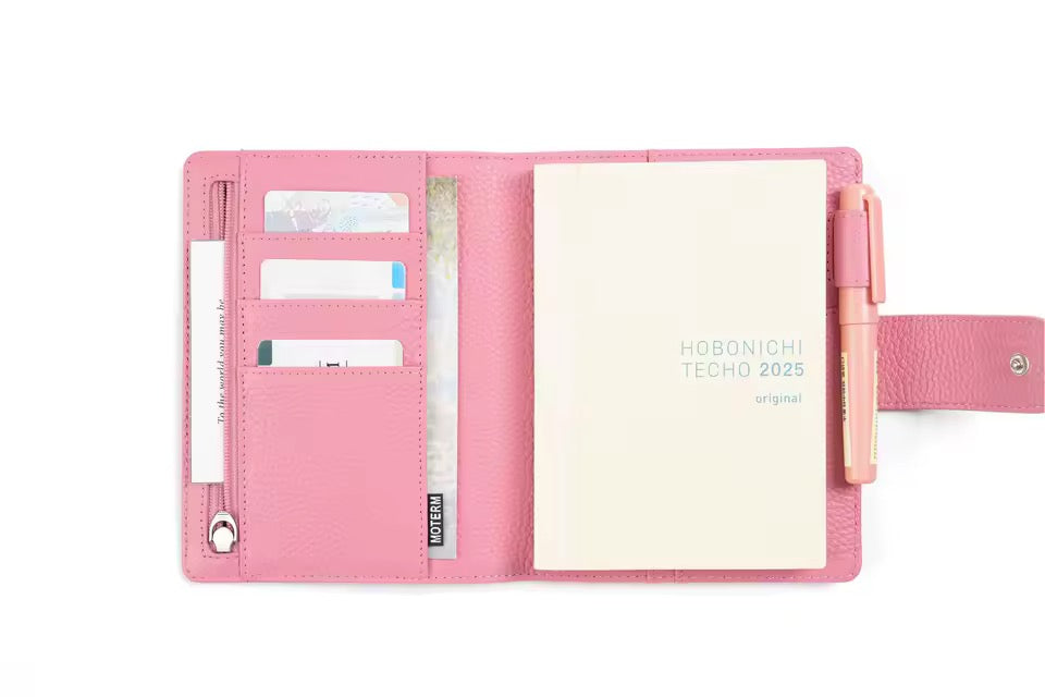 Moterm A6 Elite pebbled leather Planner Cover