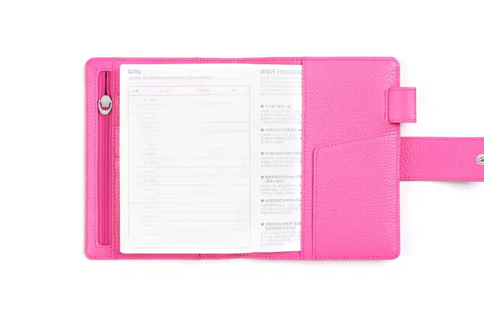 Moterm A6 Elite pebbled leather Planner Cover