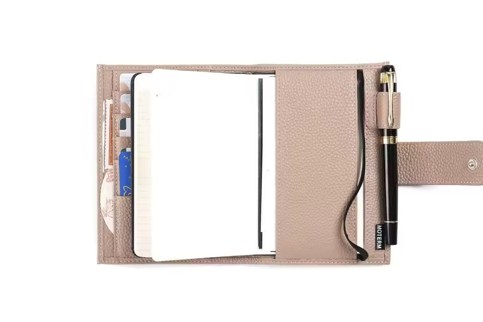 Moterm Pocket Moleskine pebbled leather journal cover