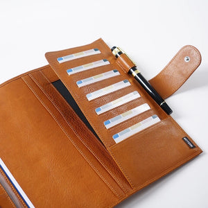 Moterm full grain leather Half Letter planner Cover