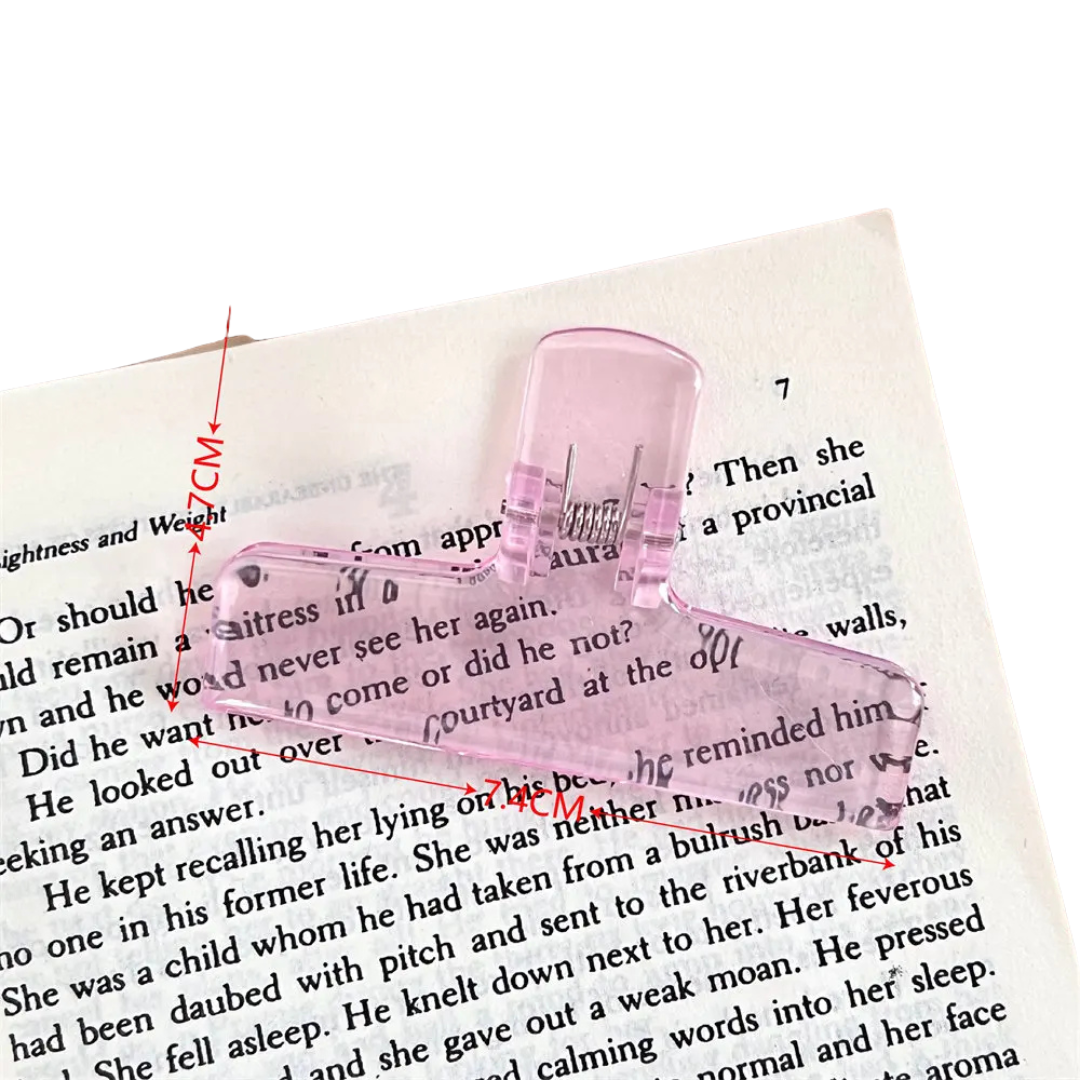 Color Transparent clamp Clip