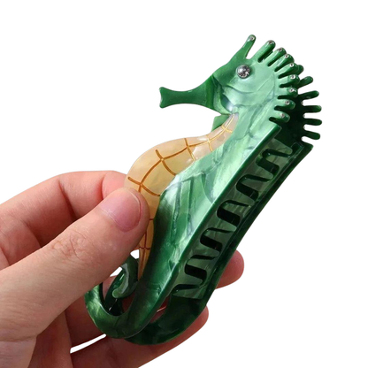 1 piece seahorse hair claw clip