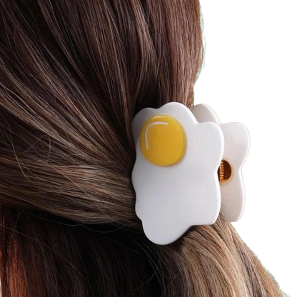 1 piece egg hair claw clip