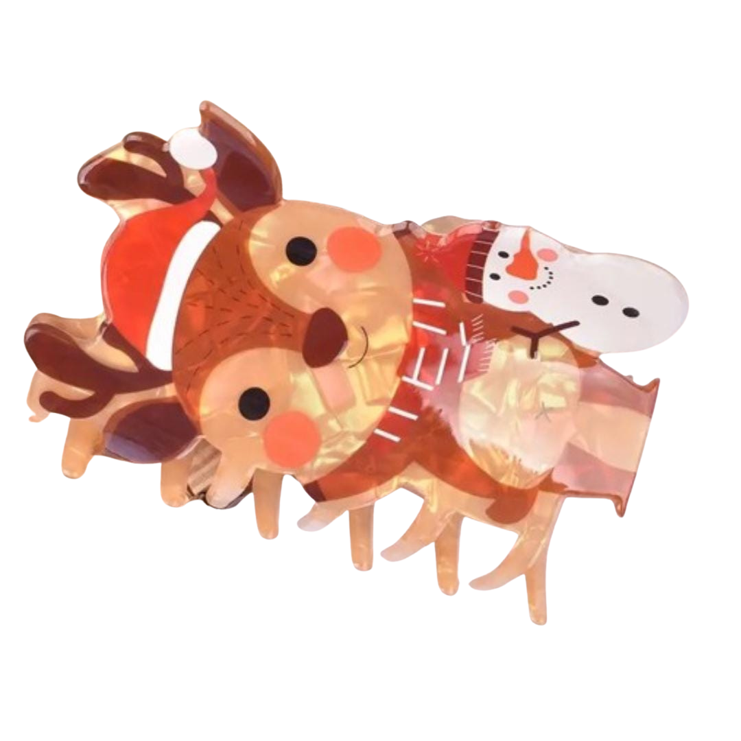Reindeer hair claw clip