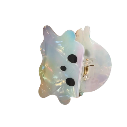 1 piece ghost iridescent hair claw clip