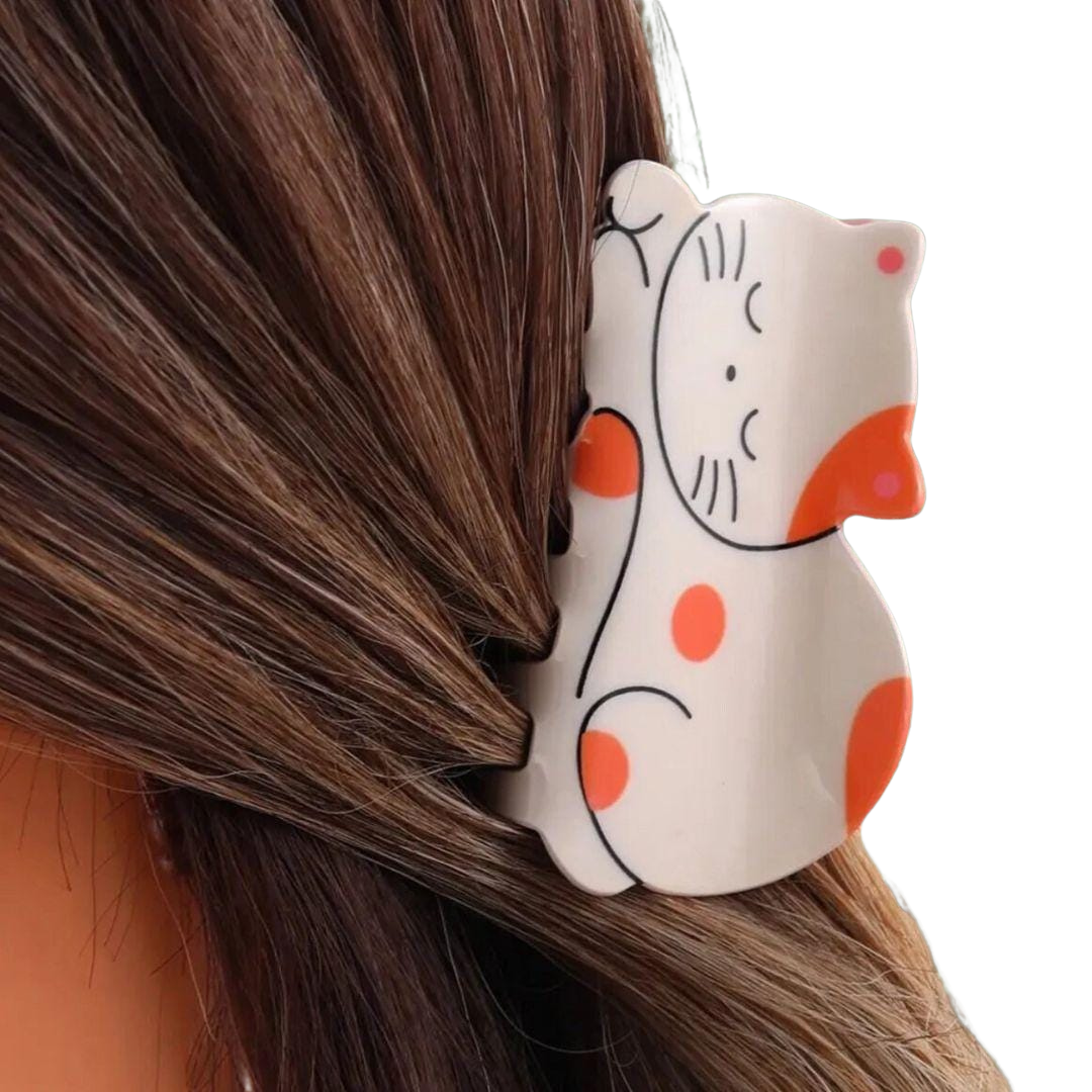 1 piece pig/dinosaur/cat hair claw clip