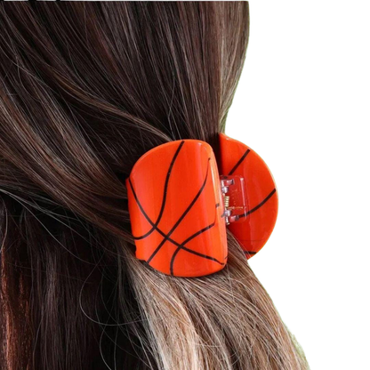1 piece sports football, basketball, volleyball, tennis, soccer, hair claw clip