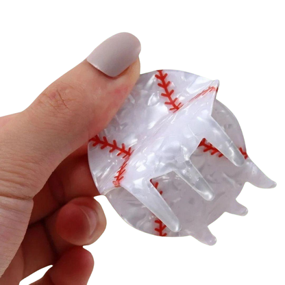 1 piece baseball hair claw clip