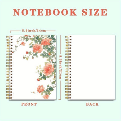 Ace Card Design Pink Retro Spiral Notebook