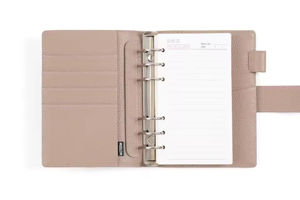 Moterm Personal Size Elite 25mm Rings Leather Planner