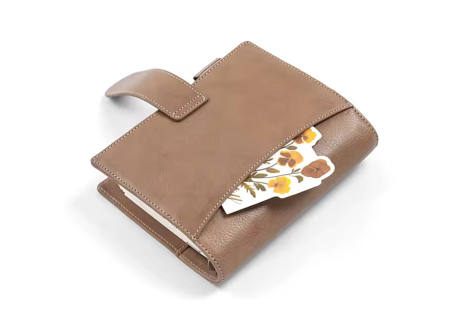 Moterm A6 Size Elite Vegetable Tanned leather Rings Planner