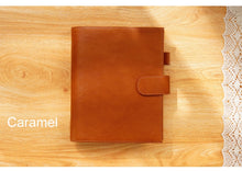 Load image into Gallery viewer, Moterm full grain leather Half Letter planner Cover