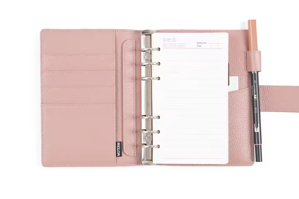 Moterm Personal Size Elite 25mm Rings Leather Planner