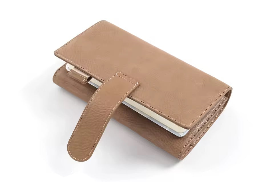 Moterm Weeks Trifold Vegetable Tanned Leather Planner Cover