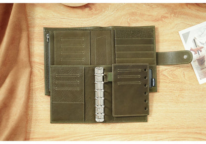 Moterm A7 Pocket Versa 3.0 Rings full grain Vegetable Tan Leather Journal