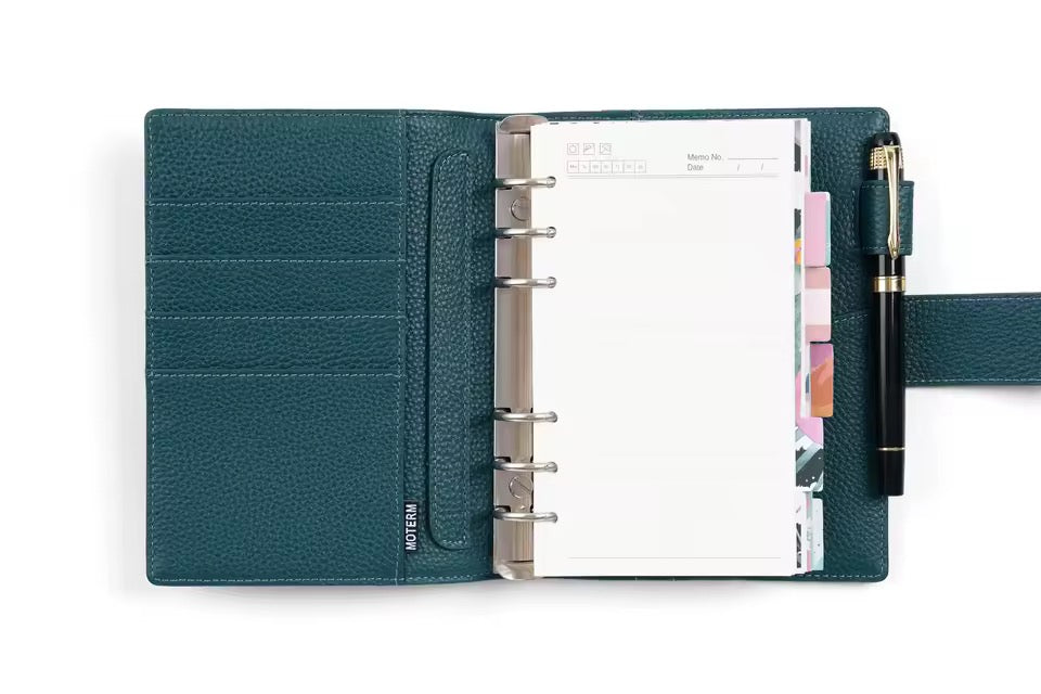 Moterm Personal Size Elite 25mm Rings Leather Planner